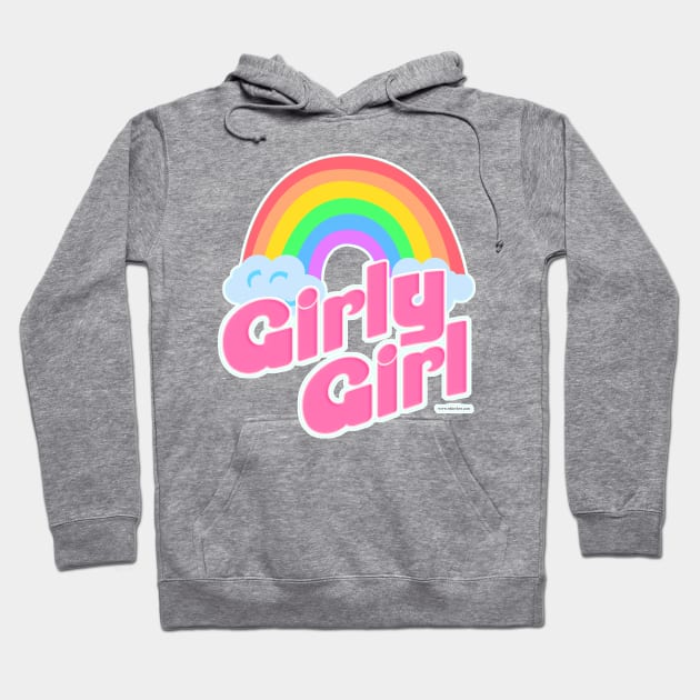 Girly Girl Slogan Hoodie by Tshirtfort